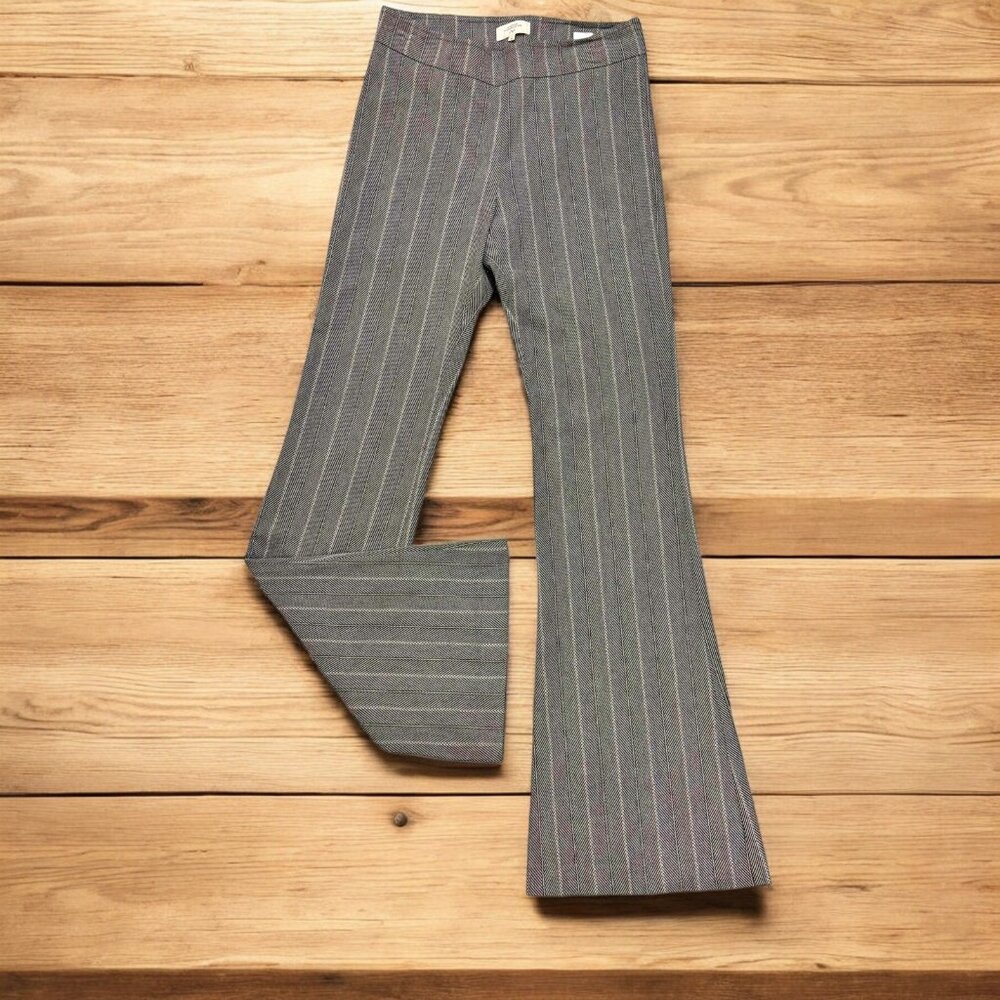 Avenue Montaigne Bellini Herringbone Flare Leg‎ Dress Pants